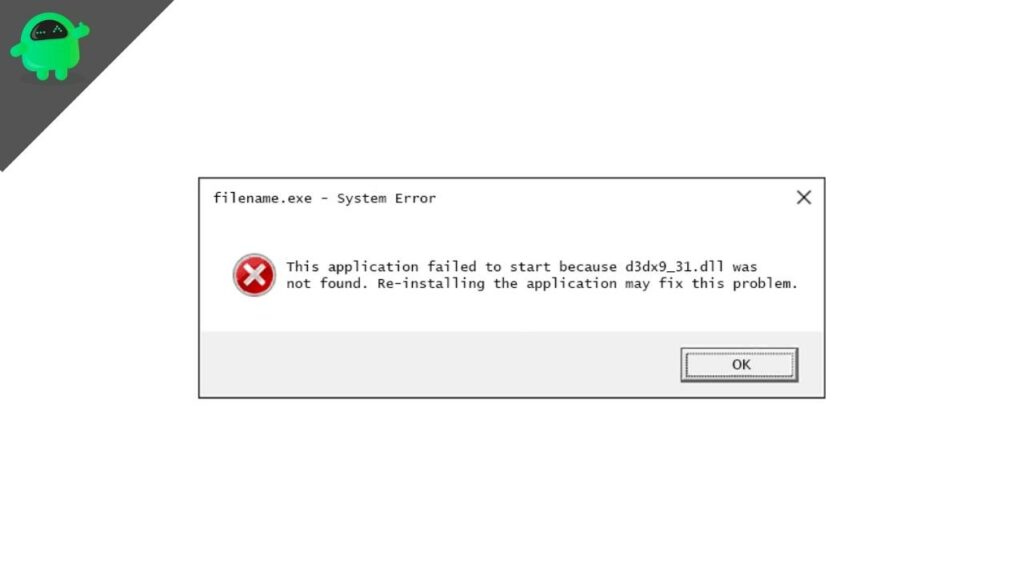 DLL File Missing Error on Windows