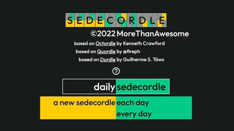 how to play sedecordle