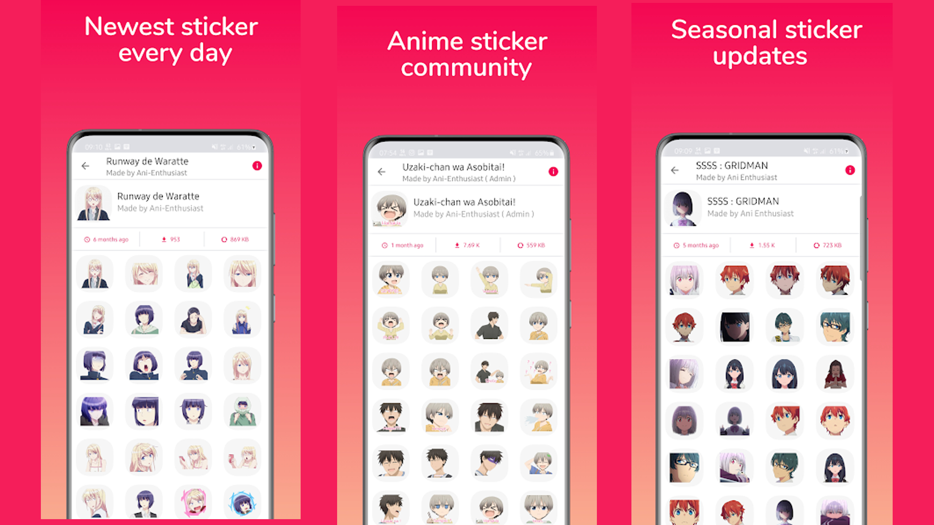 Anime Stickers WhatsApp
