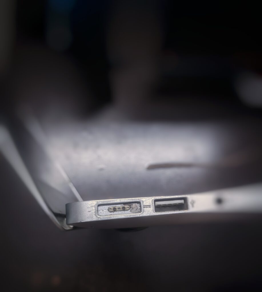 Damaged MacBook Air Charging Port