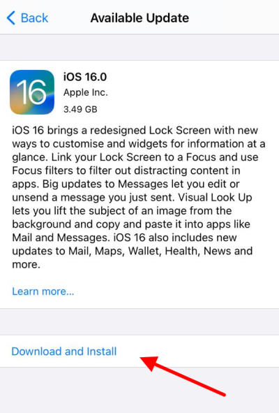 How to Fix iOS 16 Update Not Showing on iPhone and iPad