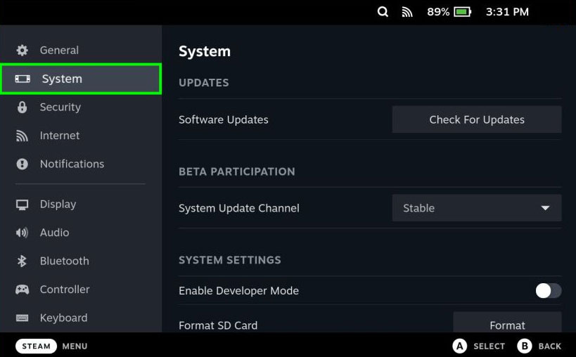 Format The SD Card