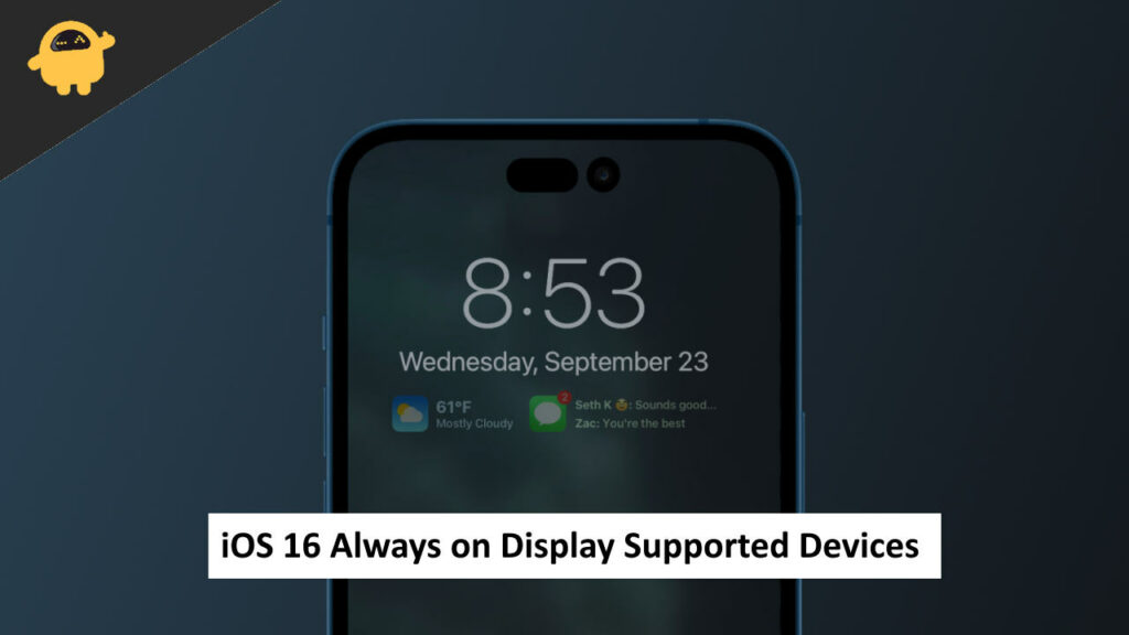 is iphone 16 have always on display