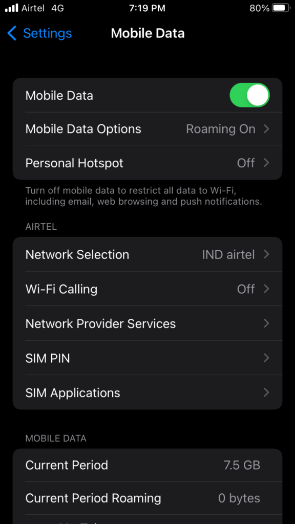 Disable Low Data Mode (3)