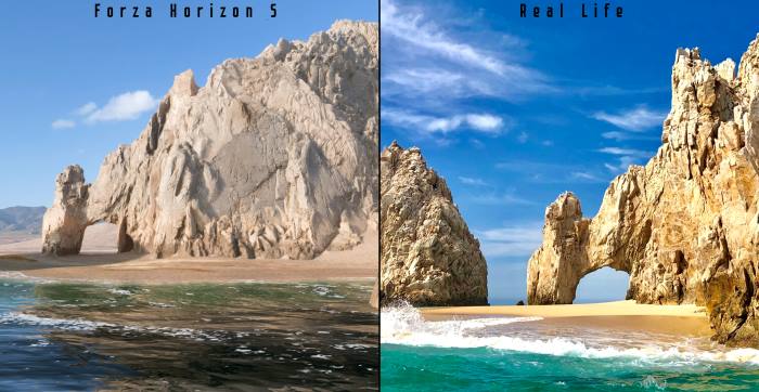 Forza Horizon 5 vs Real Life - All Point of Interests Based on Game Map