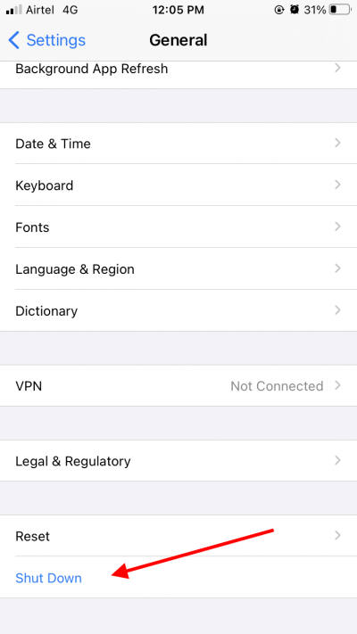how to turn off iphone 6 without screen and home button