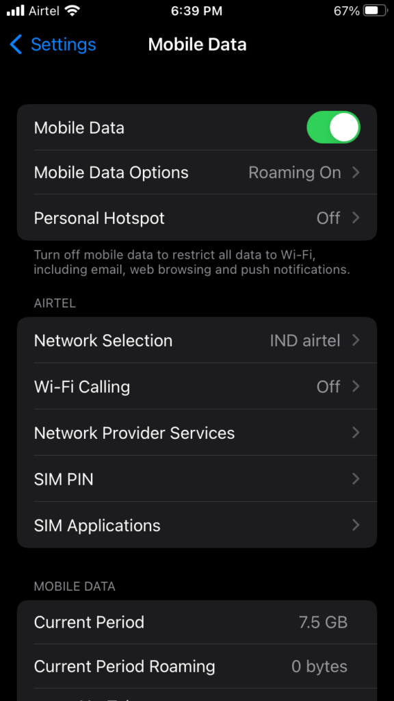 Select 5G Option Manually (4)