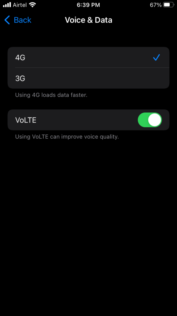 Select 5G Option Manually (6)