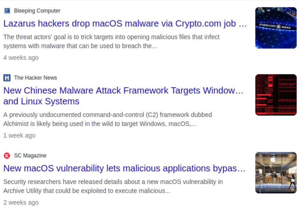 macOS Malware Attack