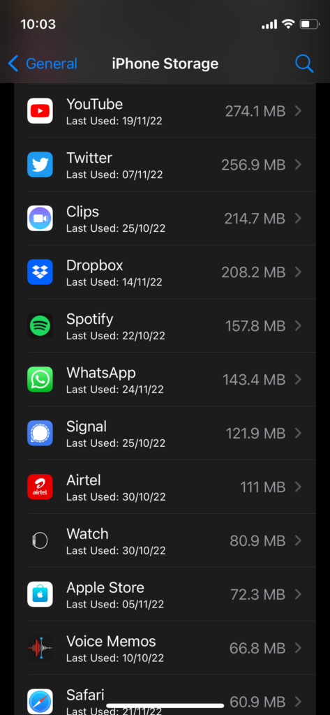 Clear YouTube App Cache and Storage (6)