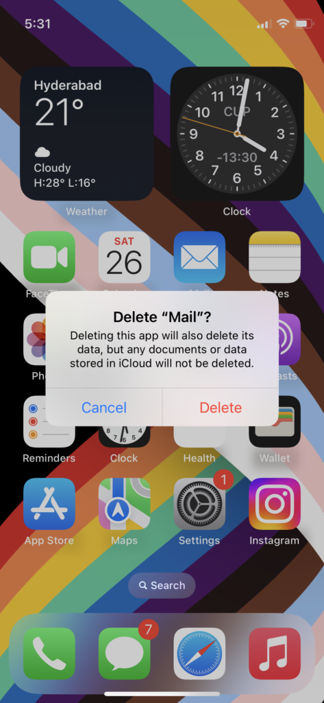 Delete and Install Mail App (4)