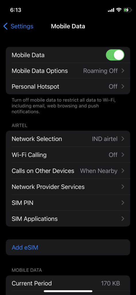 Disable Low Mobile Data Mode (3)