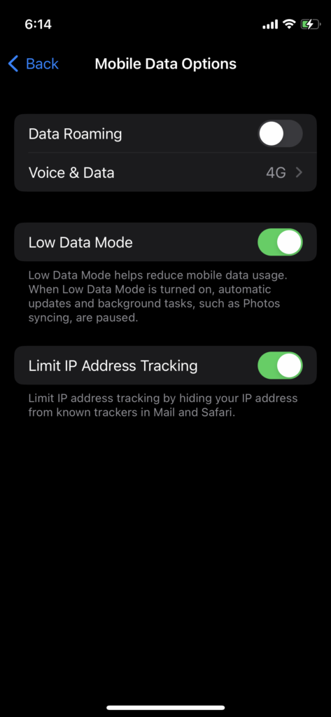 Disable Low Mobile Data Mode (4)