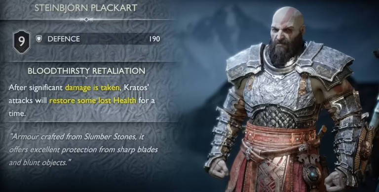 Best Armor Set in God of War Ragnarok