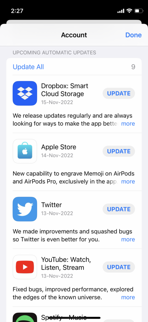 Update Instagram froa App Store (4)