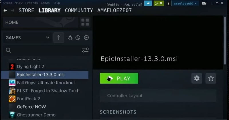 How to Start Playing Epic Games on your Steam Deck