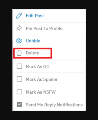 How Can You Delete a Hidden Post on Reddit?