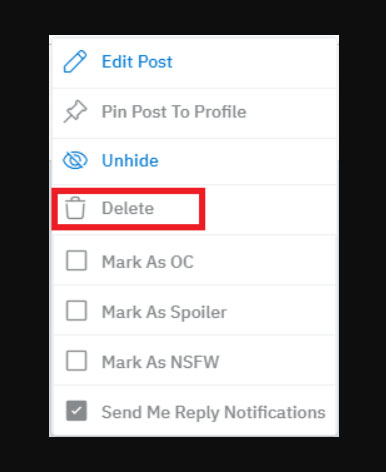 How Can You Delete a Hidden Post on Reddit?