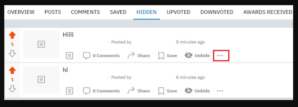 How Can You Delete a Hidden Post on Reddit?