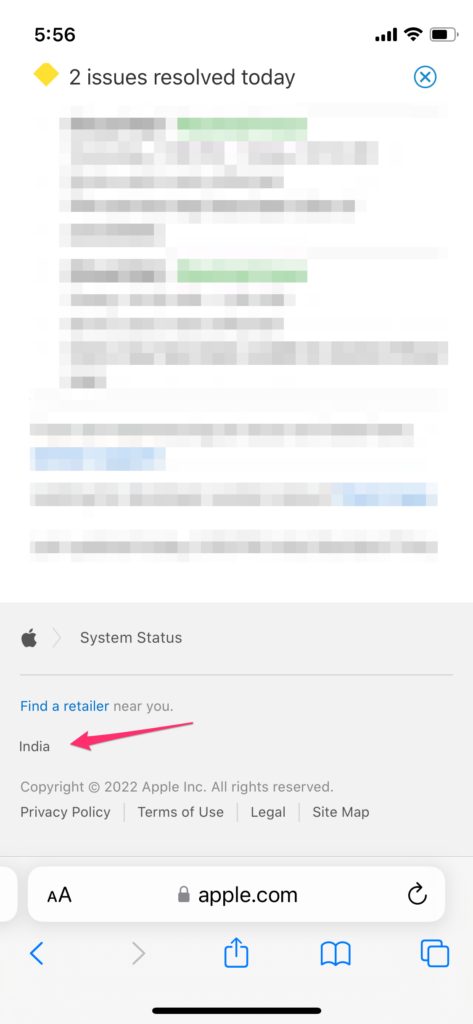 Check iCloud Server Status (7)