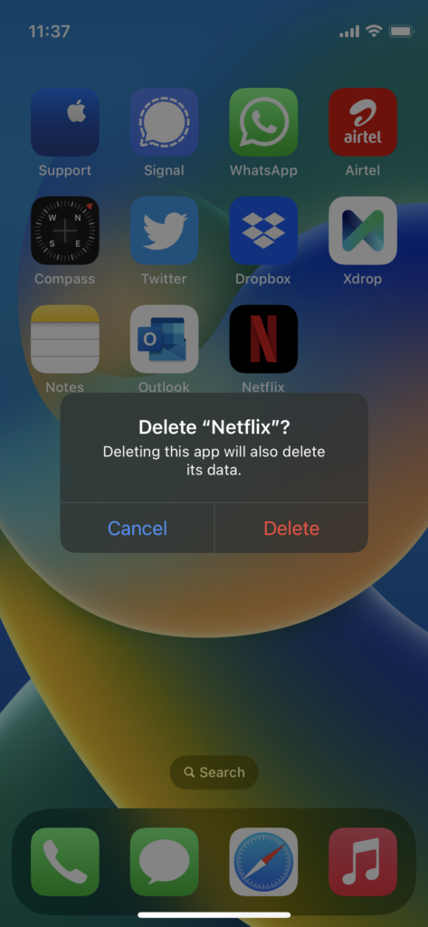 Delete Netflix App (6)