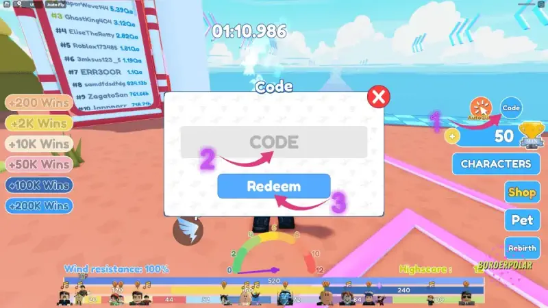 Fly Race Codes (December 2023) - Roblox