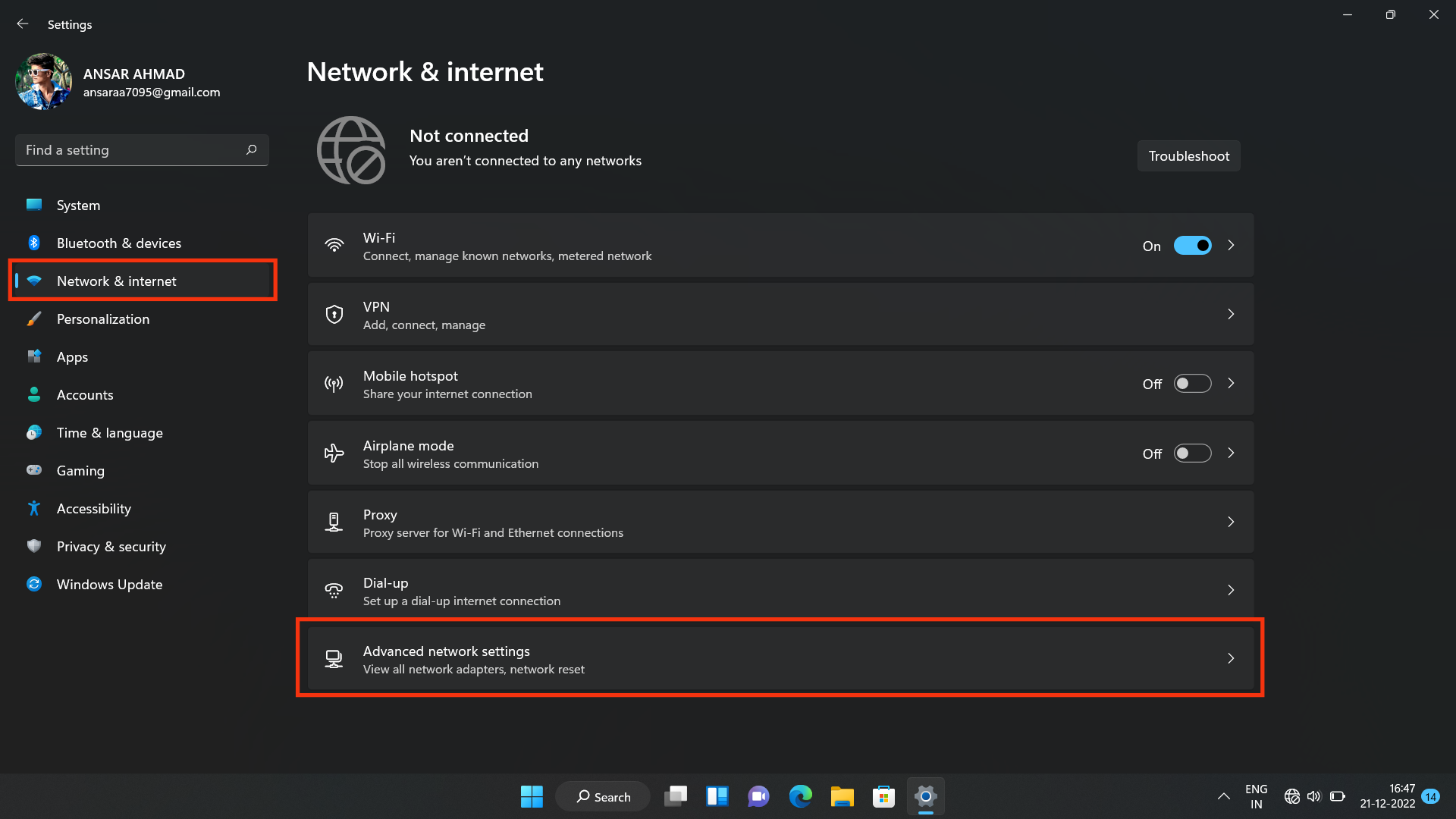 Fix asus vivobook not connecting to wifi