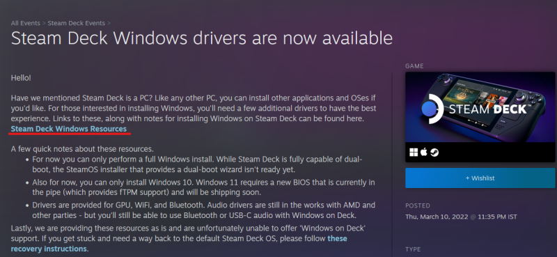 How to Install Windows 11 on Steam Deck