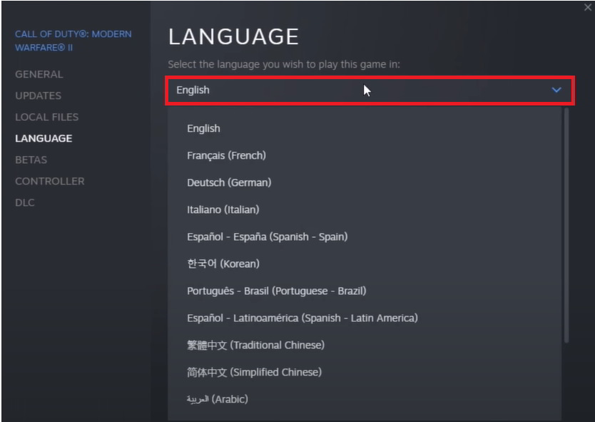 How to Change the Language in Call of Duty Modern Warfare 2 - Followchain