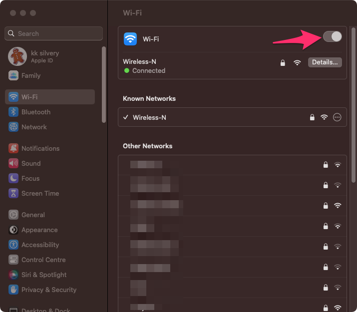 Turn Off Wi-Fi On Mac