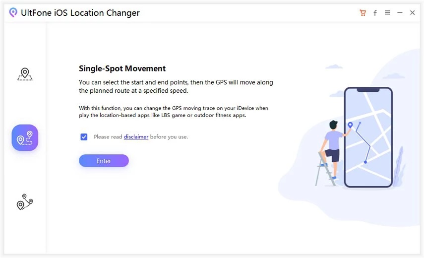 Ultfone iOS Location Changer 