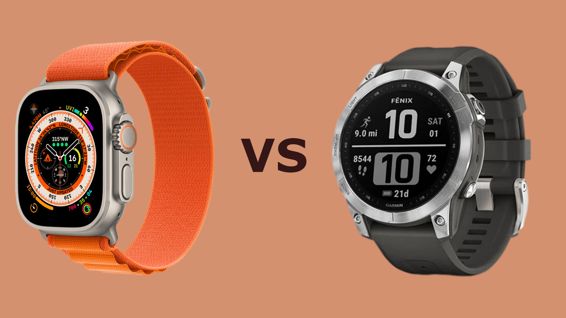 Apple Watch Ultra vs Garmin Fenix 7