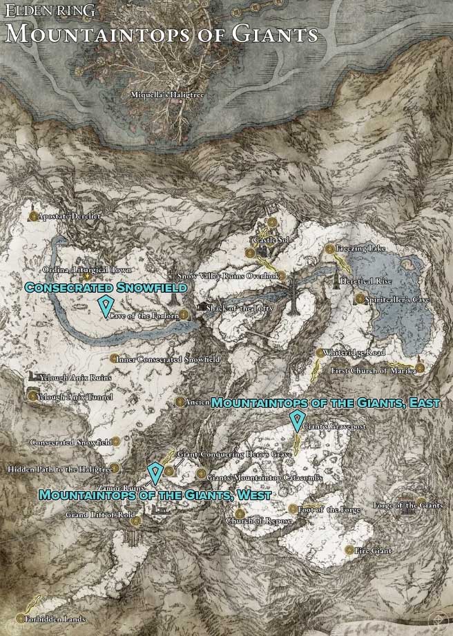 Mountaintops Of The Giants East MAP Fragment