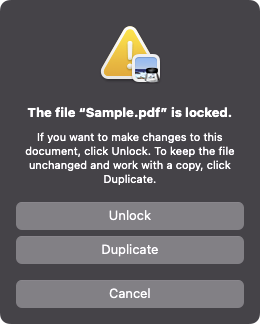 PDF Is Locked