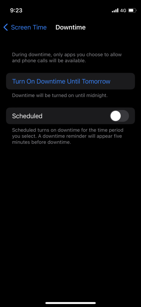 Turn Off Downtime (6)