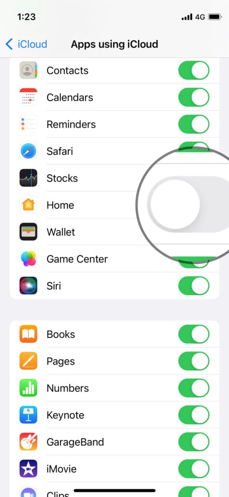 Turn Off Home Services on iCloud (7)