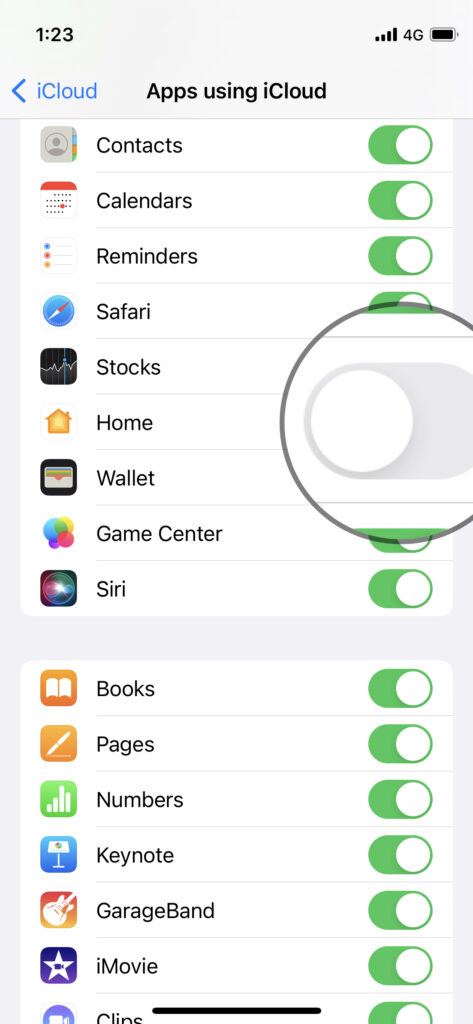 Turn Off Home Services on iCloud (7)