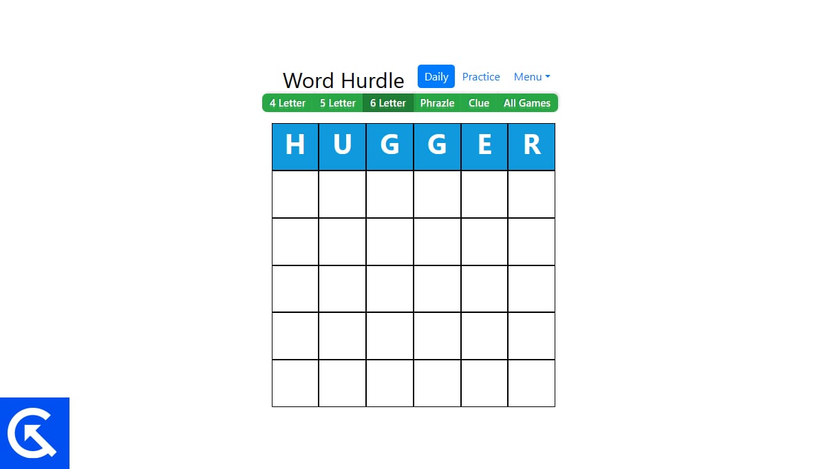 Word Hurdle Answer