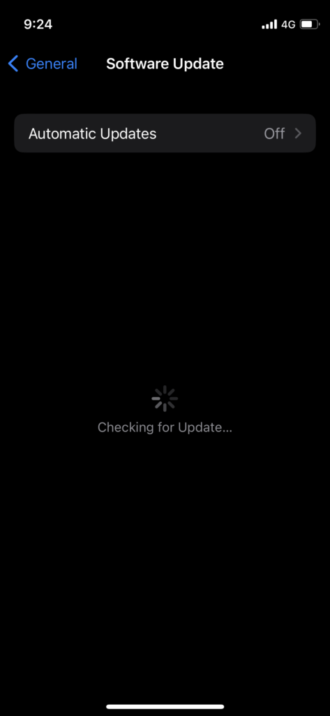 iOS Software Update