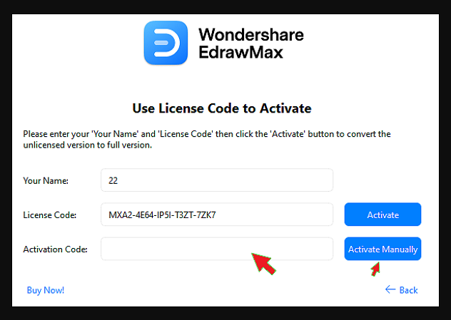 License code to Activate 