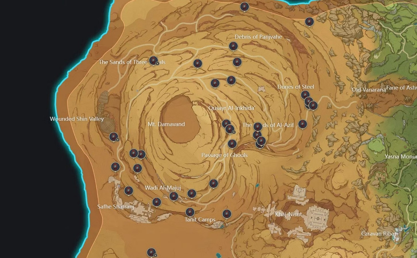 All Weathered Obelisk Locations in Genshin Impact1