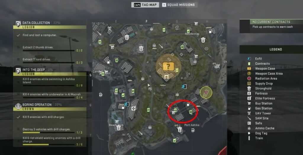 Warzone 2 DMZ Kill 8 Enemies While Swimming in Ashika Island Guide