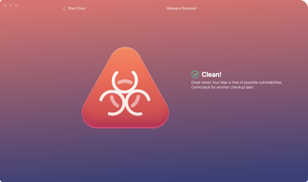 CleanMyMac Malware Removal Tool