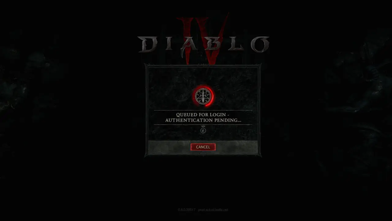 Fix Diablo 4 Stuck on Queue for Login Authentication Pending