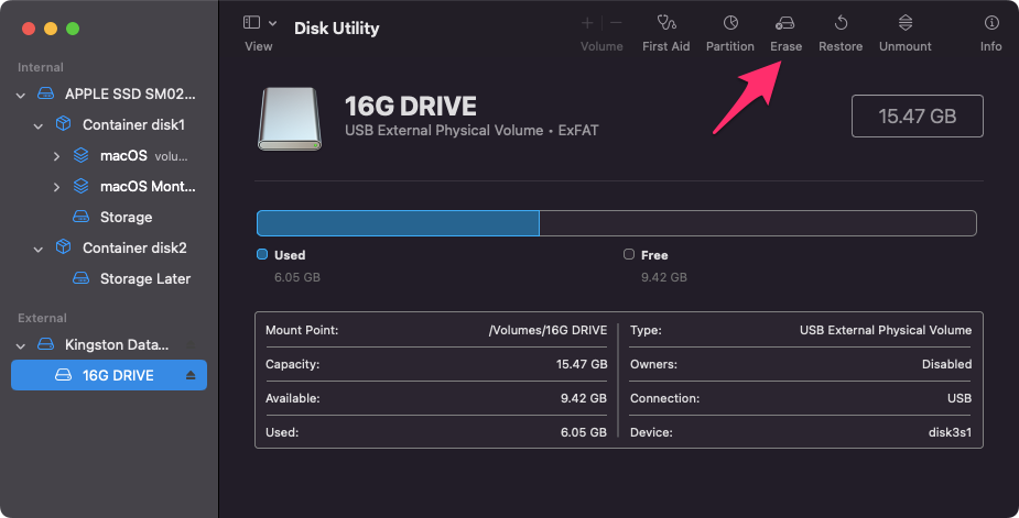 Format External Hard Drive To exFAT File System (5)