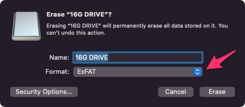 Format External Hard Drive To exFAT File System (6)