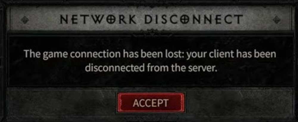 Network Disconnect