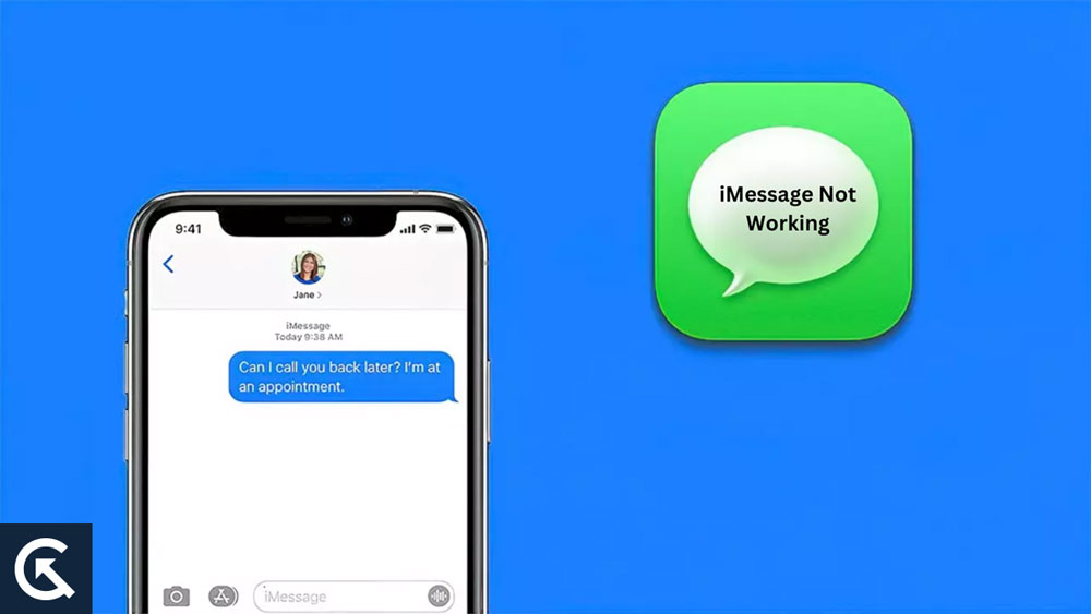 iphone 11 pro max imessage not working