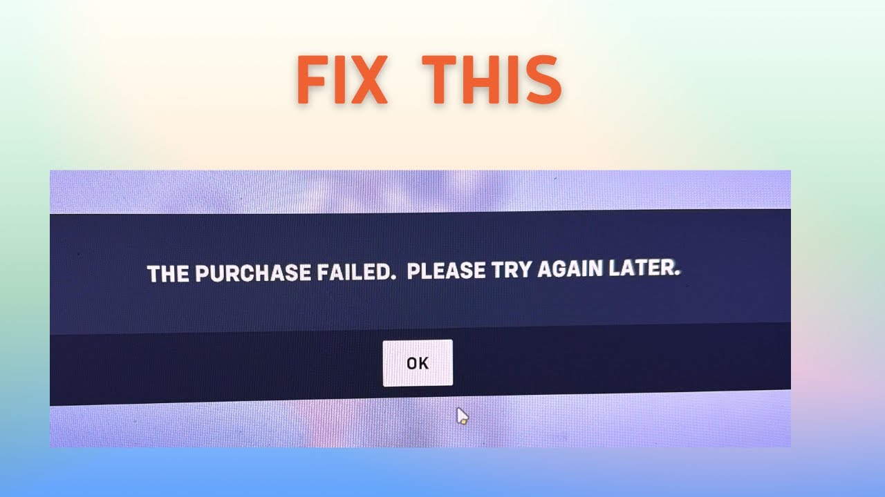 Fix Overwatch 2 Payment Failure Error