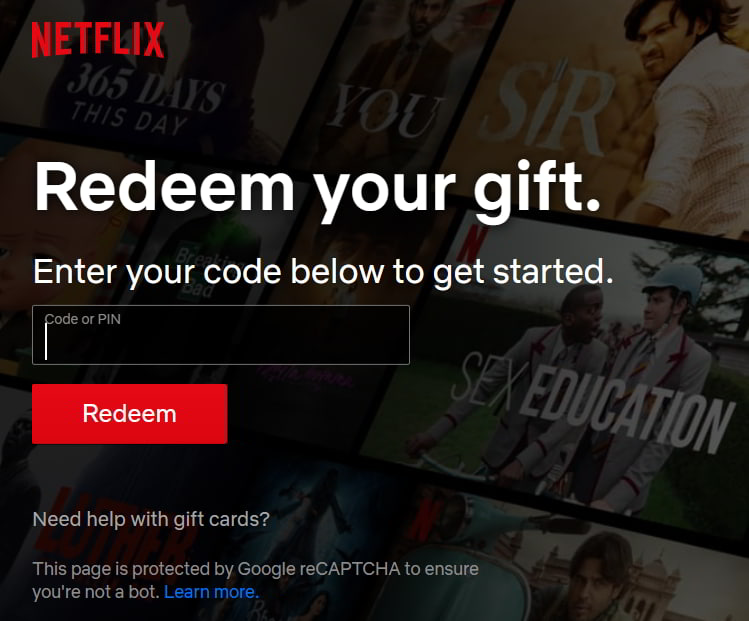 Netflix Gift Codes  ICTcommm